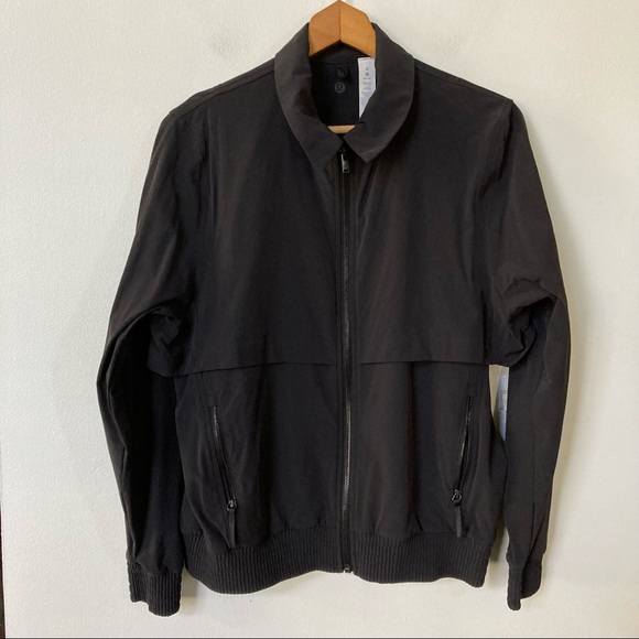lululemon athletica Jackets & Blazers - Lululemon Lab Collared Bomber Jacket in Black